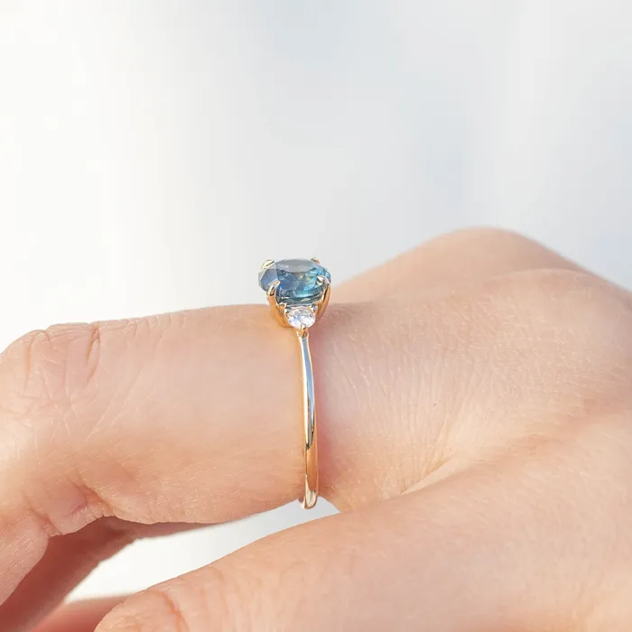 Envero Jewelry Rings Emilie Ring 152ct Blue Montana Sapphire One of a kind Envero Jewelry Rings Emilie Ring 152ct Blue Montana Sapphire One of a kind