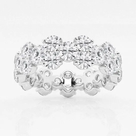 JMS always Rings Original Brilliant Diamond Platinum 4 CTTW Garland RoundCut LAB GROWN Diamond Eternity Band GSI JMS always Rings Original Brilliant Diamond Platinum 4 CTTW Garland RoundCut LAB GROWN Diamond Eternity Band GSI