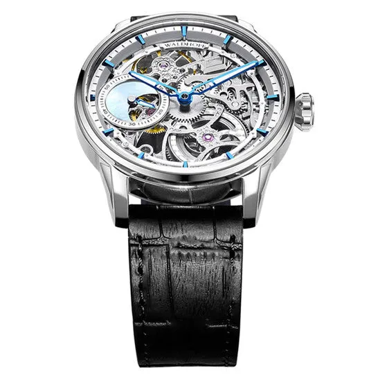 JMS always Rings Original Waldhoff Paragon Pearl Silver Hand Wind Silver Dial Mens Watch MW12 AM JMS always Rings Original Waldhoff Paragon Pearl Silver Hand Wind Silver Dial Mens Watch MW12 AM