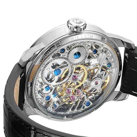 JMS always Rings Original Waldhoff Paragon Pearl Silver Hand Wind Silver Dial Mens Watch MW12 AM JMS always Rings Original Waldhoff Paragon Pearl Silver Hand Wind Silver Dial Mens Watch MW12 AM