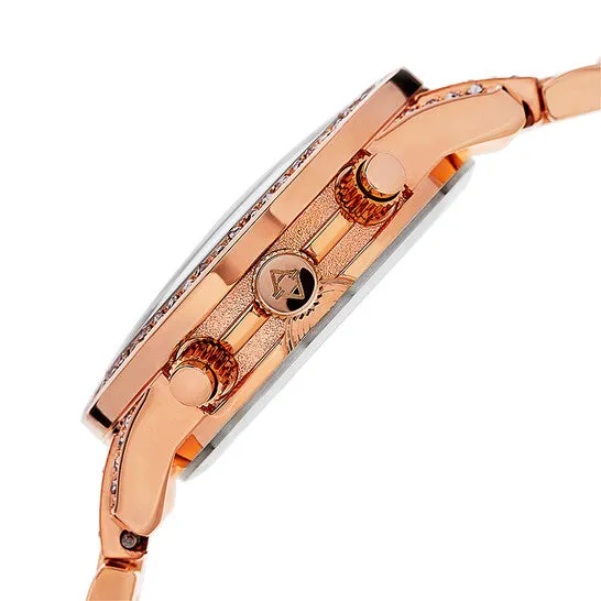 Original Akribos XXIV Rose Dial Rose Goldtone Ladies Watch AK776RG JMS always Rings Original Akribos XXIV Rose Dial Rose Goldtone Ladies Watch AK776RG JMS always Rings
