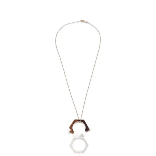 Original Tresorra 18K Yellow Gold Hexagon Tiger Eye RingNecklaceRing Size 575Length 16 inches JMS always Rings Original Tresorra 18K Yellow Gold Hexagon Tiger Eye RingNecklaceRing Size 575Length 16 inches JMS always Rings