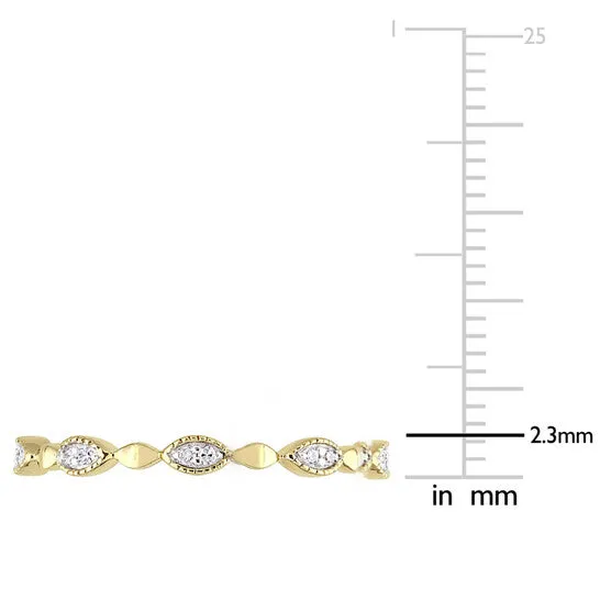 Rings JMS always Original Amour 10K Yellow Gold 110 CT TDW Diamond Eternity Ring Rings JMS always Original Amour 10K Yellow Gold 110 CT TDW Diamond Eternity Ring