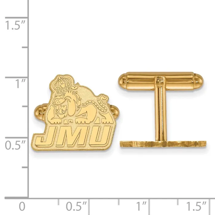 PreStyled Sets TreasureFineJewelers 14K Yellow Gold James Madison University Cuff Links