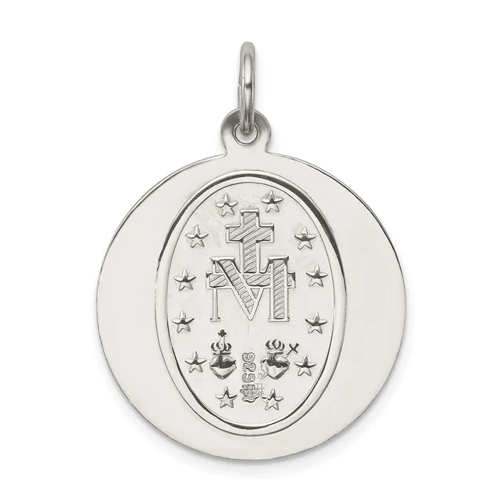 Sterling Silver Miraculous Medal TreasureFineJewelers Rings