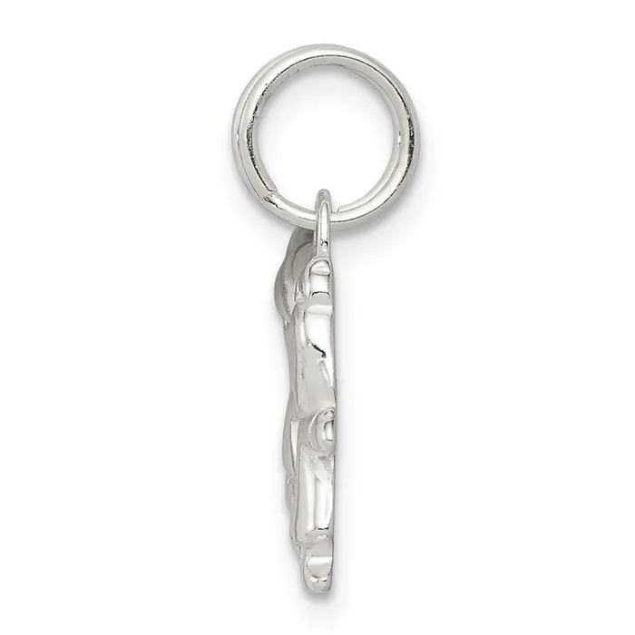 Sterling Silver Polished Boy and Girl Charm TreasureFineJewelers Rings