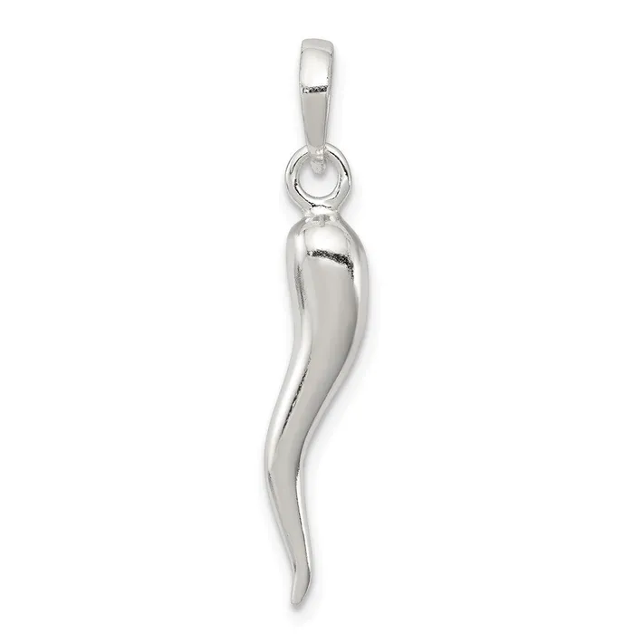 TreasureFineJewelers Rings Sterling Silver Italian Horn