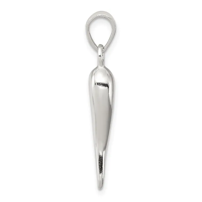 TreasureFineJewelers Rings Sterling Silver Italian Horn