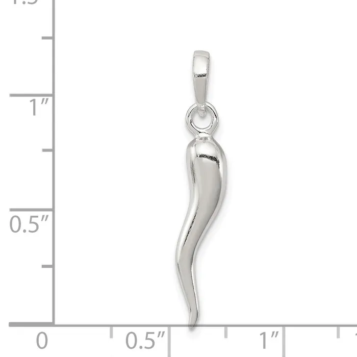 TreasureFineJewelers Rings Sterling Silver Italian Horn