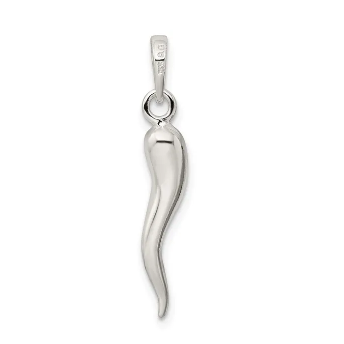 TreasureFineJewelers Rings Sterling Silver Italian Horn