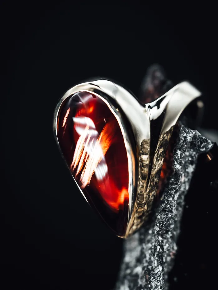 Art FX fine jewelry 14k Yellow Gold Custom Oregon Sunstone Ring Rings